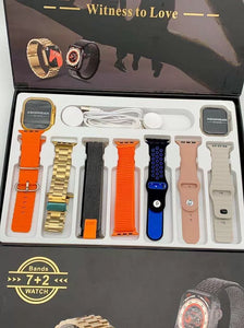 2024 High Quality WS-L9 Smartwatch Set Series9 7in2 Watch 8 Waterproof straps Bands 2 watches ultra 8 WS-L9 Smart Watch For Couples