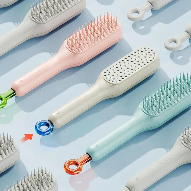 Self Cleaning Hair Brush Comb